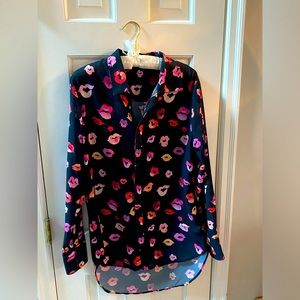 Lidgett Lip Print Blouse